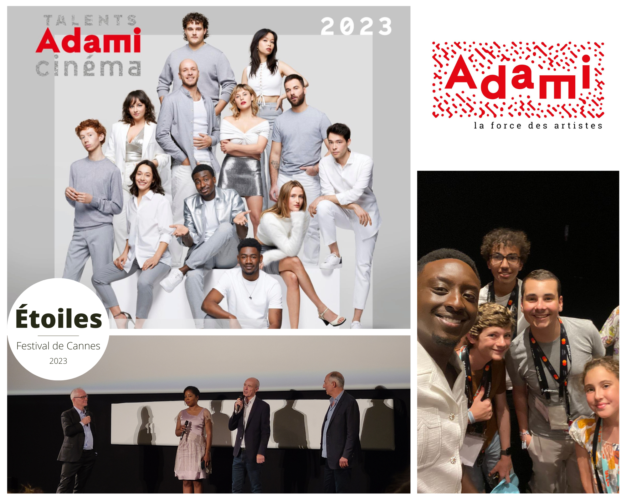 You are currently viewing Talents ADAMI Cinéma 2023 au 76e Festival de Cannes… Les Étoiles y étaient aussi !