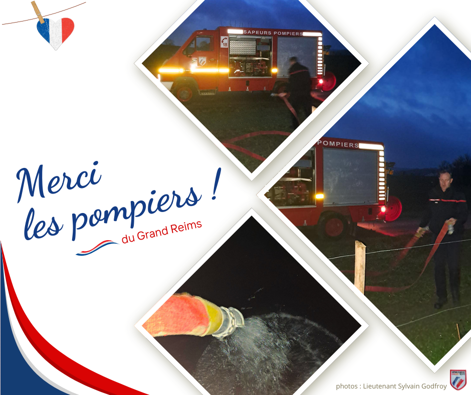 You are currently viewing Merci aux sapeurs-pompiers du Grand Reims !
