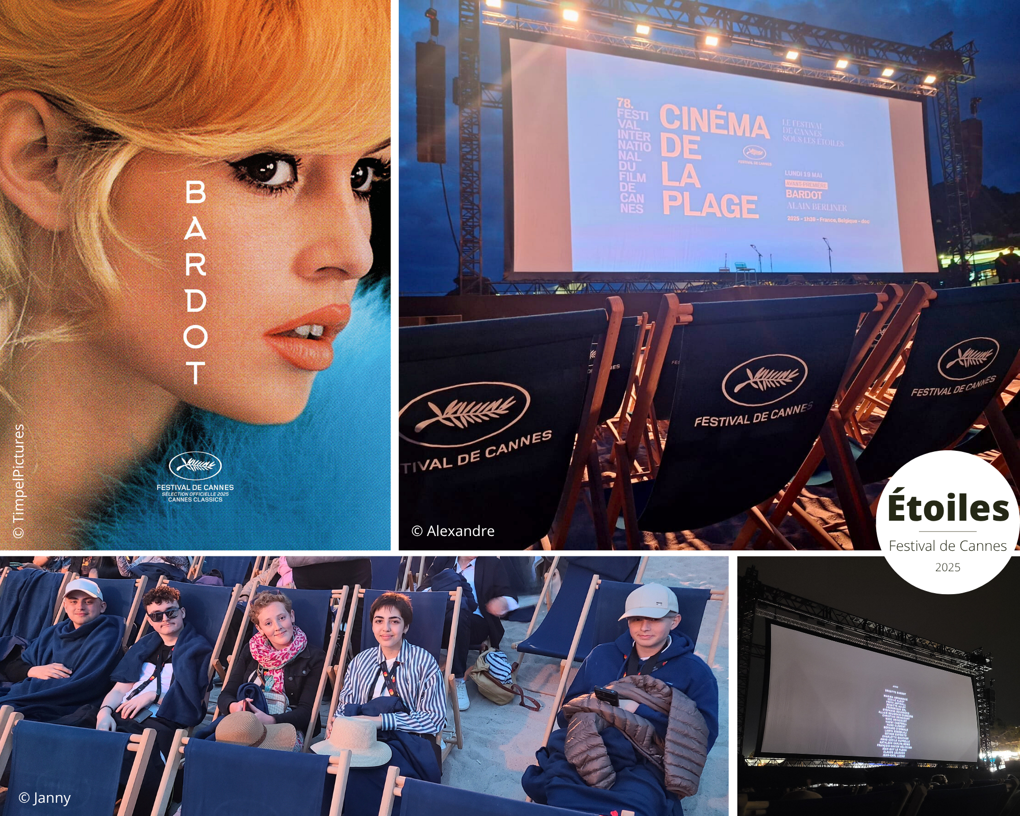 You are currently viewing BARDOT sous les étoiles au Cinéma de la Plage