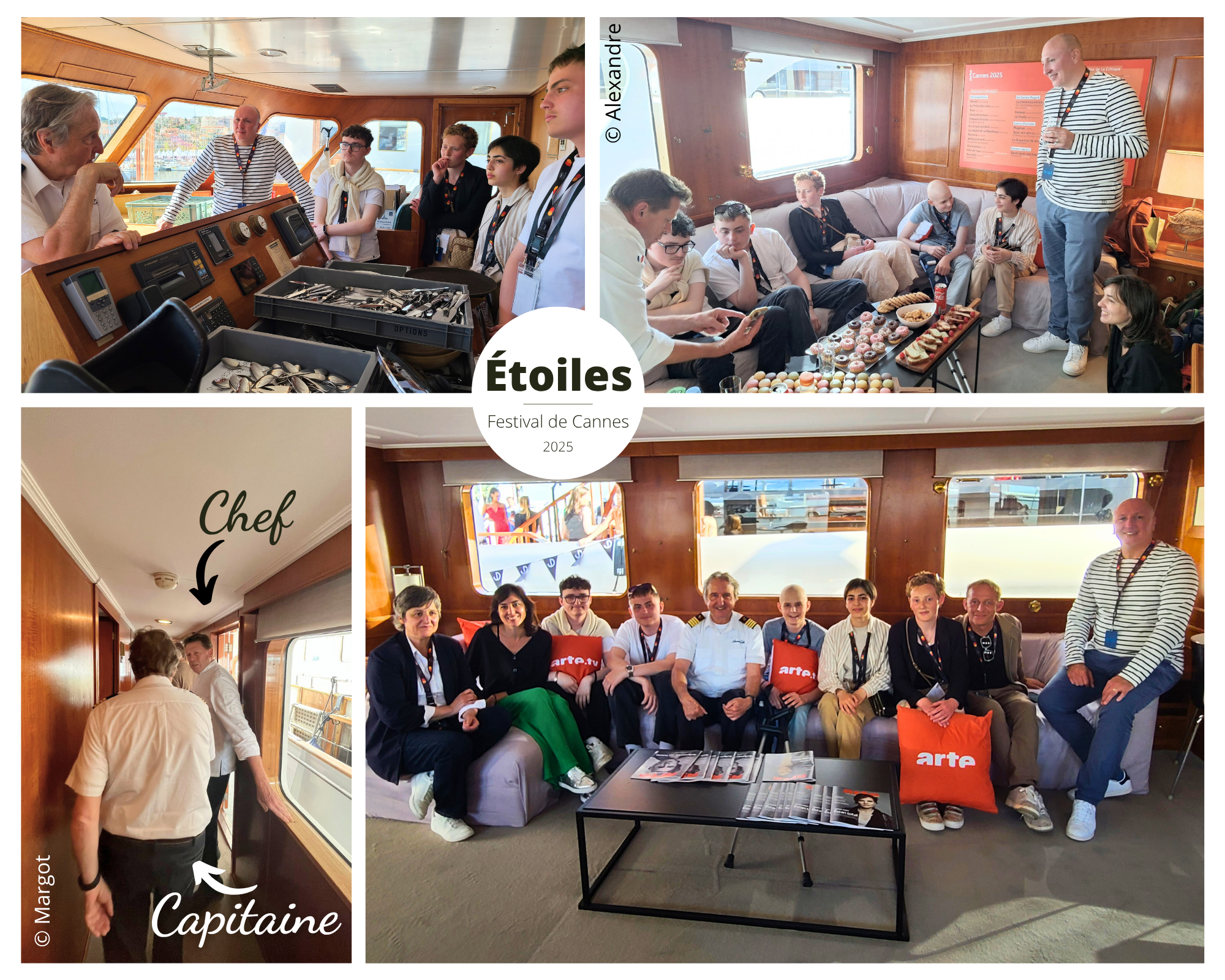 You are currently viewing Le yacht d’ARTE, les Étoiles sur le pont !
