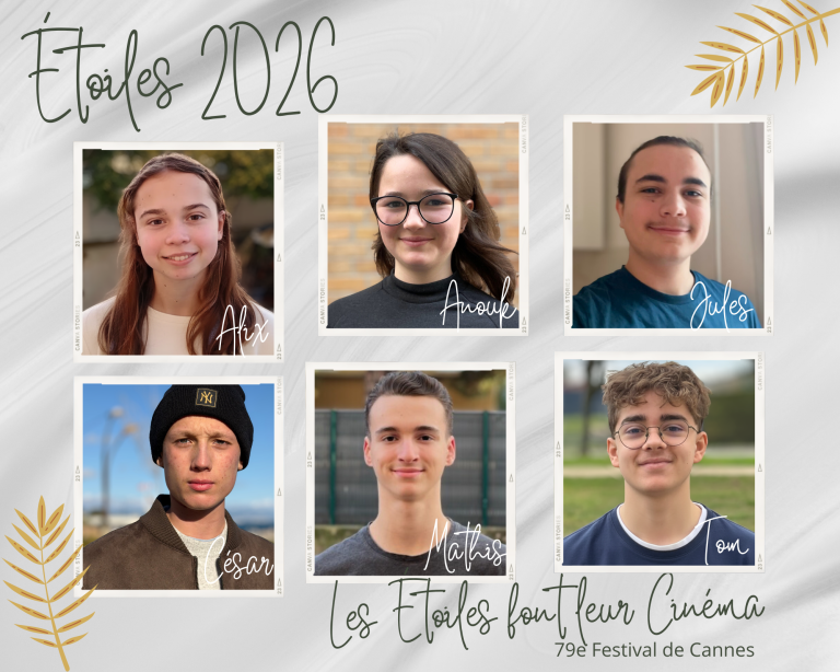 Lire la suite à propos de l’article Nos 6 nouvelles Étoiles pour le 79e Festival de Cannes