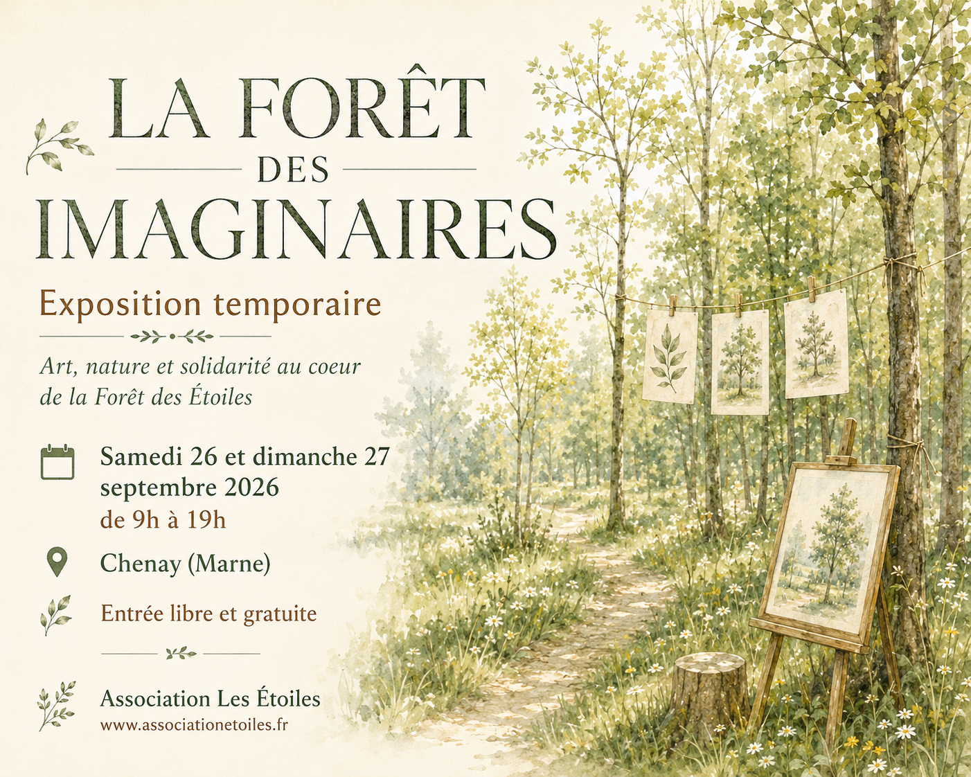 You are currently viewing La Forêt des Imaginaires : rendez-vous les 26 et 27 septembre à Chenay