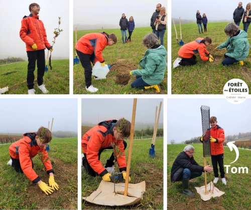 Forêt des Étoiles - Inauguration Chenay_13